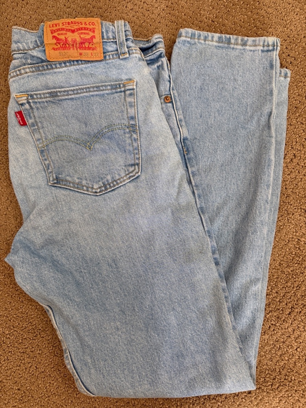 Levi's 512™ SLIM TAPER FIT SELVEDGE MEN'S JEANS